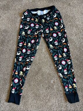 Hanna Andersson Black Holiday Skull & Character Pajama Pants